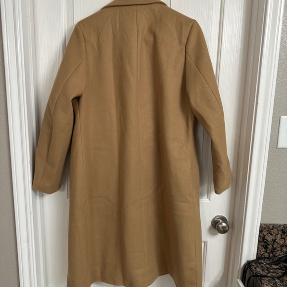 Women’s XL wool/polyester trench coat - Picture 2 of 3